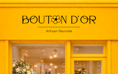 Création d’Identité visuelle — Bouton d’Or – Artisan fleuriste