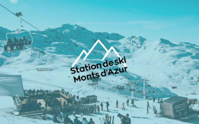 Création d’identité visuelle — Station de ski Mont d’Azur