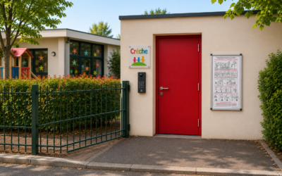 Affiche de sensibilisation — Crèche